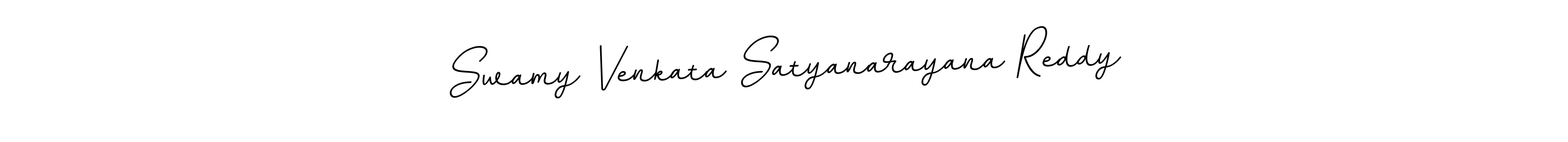 How to make Swamy Venkata Satyanarayana Reddy name signature. Use BallpointsItalic-DORy9 style for creating short signs online. This is the latest handwritten sign. Swamy Venkata Satyanarayana Reddy signature style 11 images and pictures png