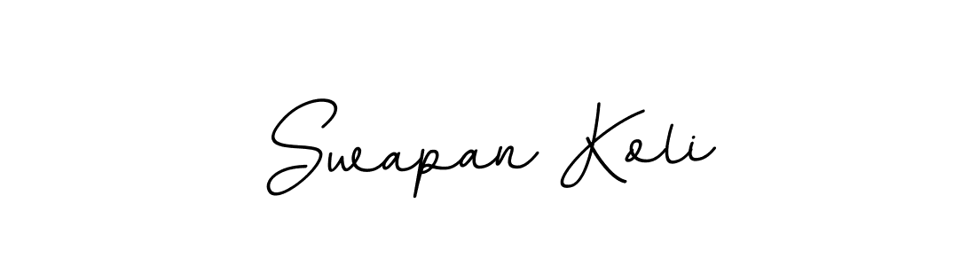 The best way (BallpointsItalic-DORy9) to make a short signature is to pick only two or three words in your name. The name Swapan Koli include a total of six letters. For converting this name. Swapan Koli signature style 11 images and pictures png
