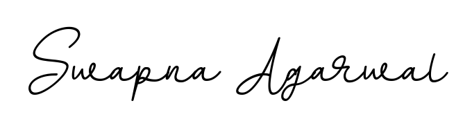 Designed for modern professionals: Swapna Agarwal name signature crafted with BallpointsItalic-DORy9 script. Ready for digital PDF workflows. Swapna Agarwal signature style 11 images and pictures png