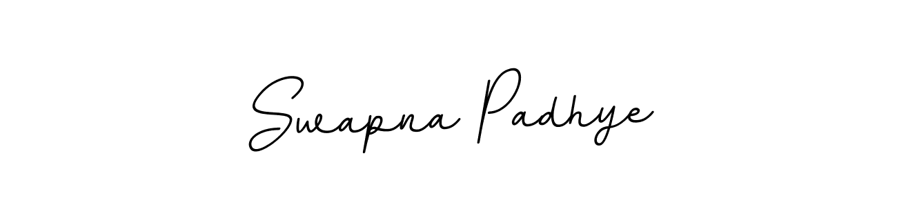 How to make Swapna Padhye name signature. Use BallpointsItalic-DORy9 style for creating short signs online. This is the latest handwritten sign. Swapna Padhye signature style 11 images and pictures png