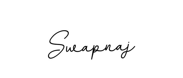 Create a beautiful signature design for name Swapnaj. With this signature (BallpointsItalic-DORy9) fonts, you can make a handwritten signature for free. Swapnaj signature style 11 images and pictures png