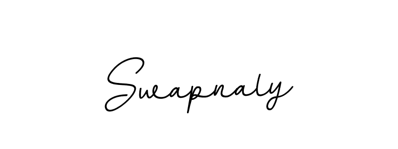 How to make Swapnaly name signature. Use BallpointsItalic-DORy9 style for creating short signs online. This is the latest handwritten sign. Swapnaly signature style 11 images and pictures png