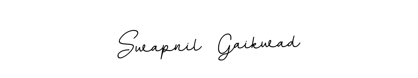 You should practise on your own different ways (BallpointsItalic-DORy9) to write your name (Swapnil  Gaikwad) in signature. don't let someone else do it for you. Swapnil  Gaikwad signature style 11 images and pictures png