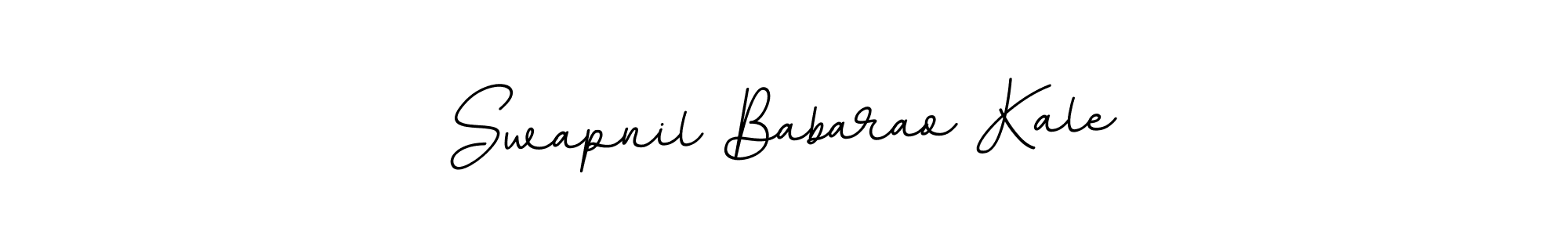 How to make Swapnil Babarao Kale name signature. Use BallpointsItalic-DORy9 style for creating short signs online. This is the latest handwritten sign. Swapnil Babarao Kale signature style 11 images and pictures png