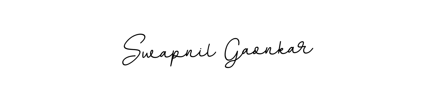 You should practise on your own different ways (BallpointsItalic-DORy9) to write your name (Swapnil Gaonkar) in signature. don't let someone else do it for you. Swapnil Gaonkar signature style 11 images and pictures png