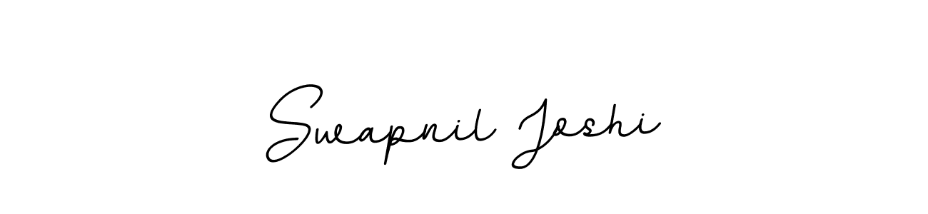 How to make Swapnil Joshi name signature. Use BallpointsItalic-DORy9 style for creating short signs online. This is the latest handwritten sign. Swapnil Joshi signature style 11 images and pictures png