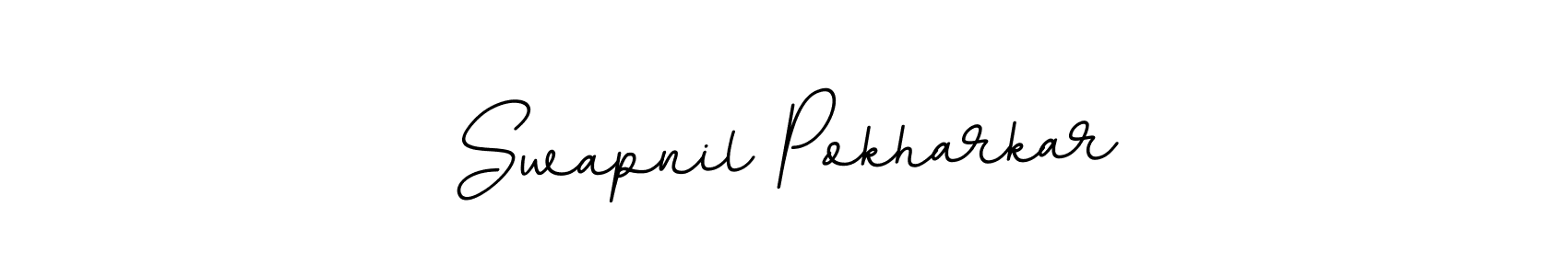 if you are searching for the best signature style for your name Swapnil Pokharkar. so please give up your signature search. here we have designed multiple signature styles  using BallpointsItalic-DORy9. Swapnil Pokharkar signature style 11 images and pictures png