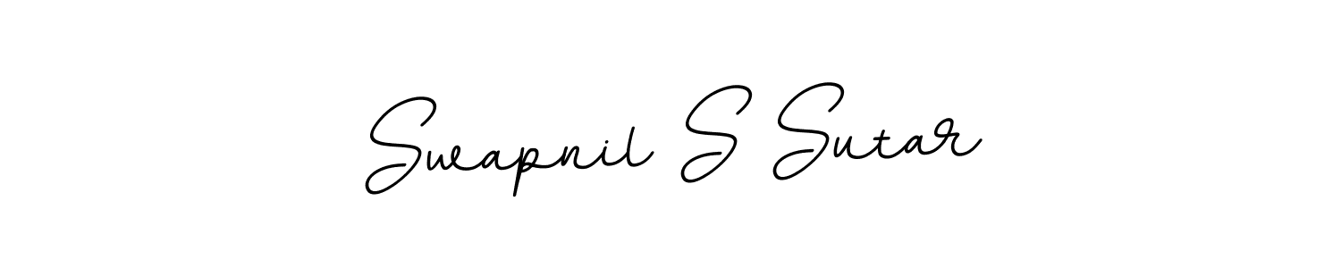 Use a signature maker to create a handwritten signature online. With this signature software, you can design (BallpointsItalic-DORy9) your own signature for name Swapnil S Sutar. Swapnil S Sutar signature style 11 images and pictures png