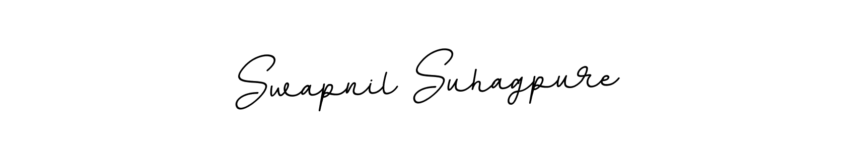 Make a beautiful signature design for name Swapnil Suhagpure. With this signature (BallpointsItalic-DORy9) style, you can create a handwritten signature for free. Swapnil Suhagpure signature style 11 images and pictures png