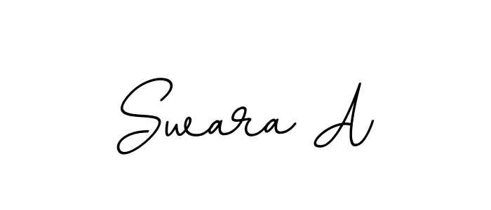 Make a beautiful signature design for name Swara A. Use this online signature maker to create a handwritten signature for free. Swara A signature style 11 images and pictures png