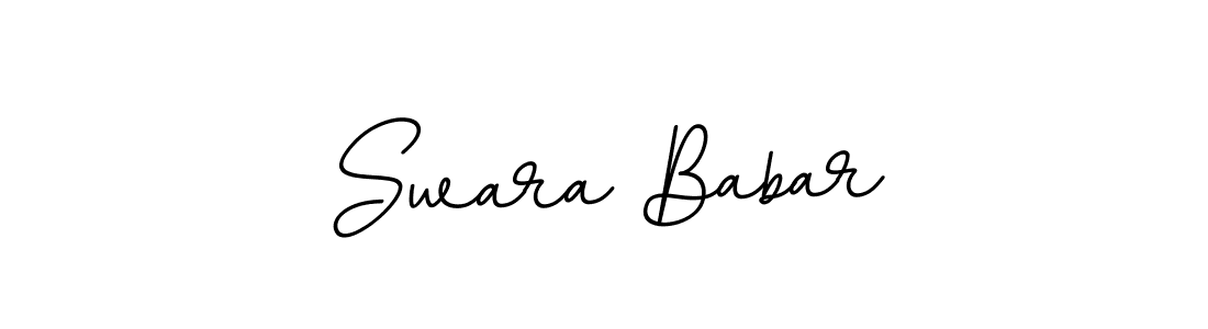 BallpointsItalic-DORy9 is a professional signature style that is perfect for those who want to add a touch of class to their signature. It is also a great choice for those who want to make their signature more unique. Get Swara Babar name to fancy signature for free. Swara Babar signature style 11 images and pictures png