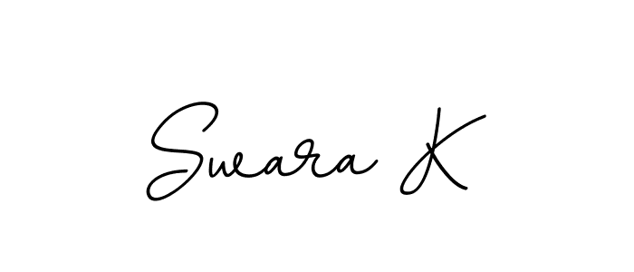 It looks lik you need a new signature style for name Swara K. Design unique handwritten (BallpointsItalic-DORy9) signature with our free signature maker in just a few clicks. Swara K signature style 11 images and pictures png