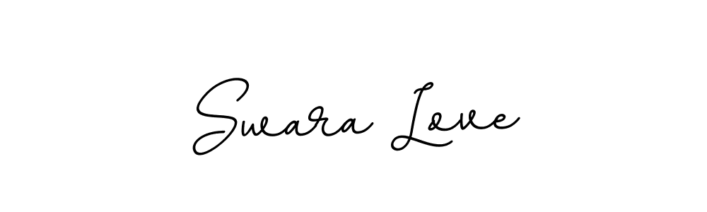 Design your own signature with our free online signature maker. With this signature software, you can create a handwritten (BallpointsItalic-DORy9) signature for name Swara Love. Swara Love signature style 11 images and pictures png