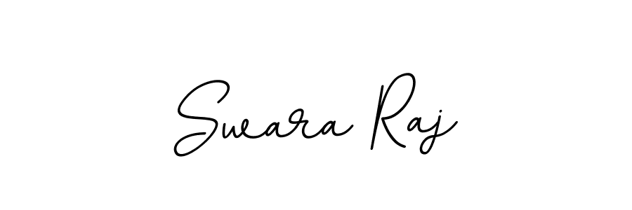 How to make Swara Raj name signature. Use BallpointsItalic-DORy9 style for creating short signs online. This is the latest handwritten sign. Swara Raj signature style 11 images and pictures png