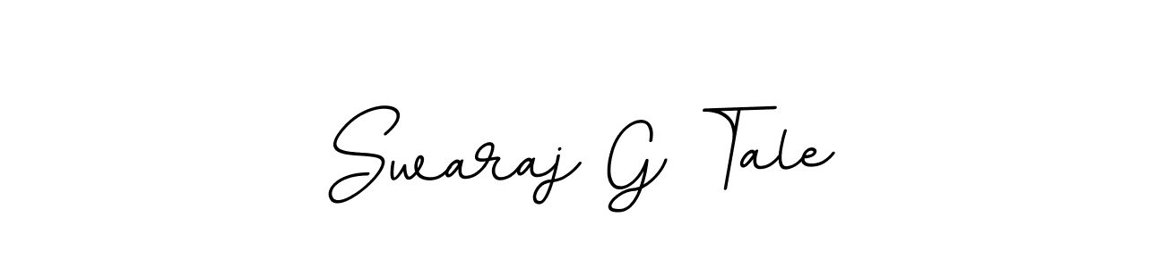 This is the best signature style for the Swaraj G Tale name. Also you like these signature font (BallpointsItalic-DORy9). Mix name signature. Swaraj G Tale signature style 11 images and pictures png