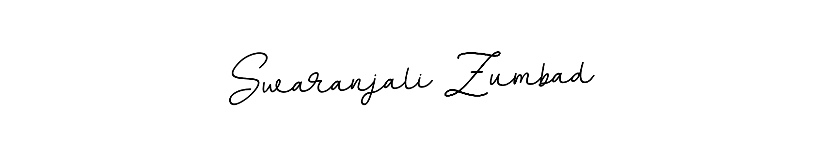 You should practise on your own different ways (BallpointsItalic-DORy9) to write your name (Swaranjali Zumbad) in signature. don't let someone else do it for you. Swaranjali Zumbad signature style 11 images and pictures png