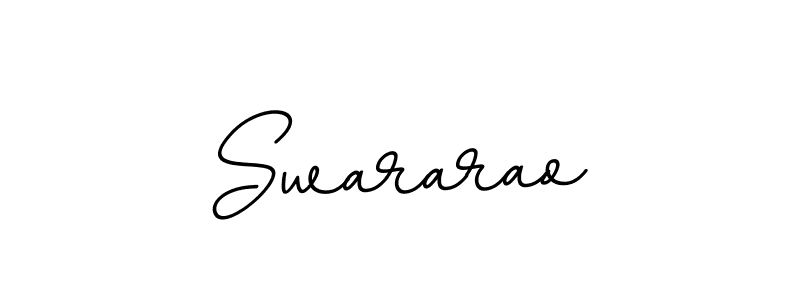 Swararao stylish signature style. Best Handwritten Sign (BallpointsItalic-DORy9) for my name. Handwritten Signature Collection Ideas for my name Swararao. Swararao signature style 11 images and pictures png