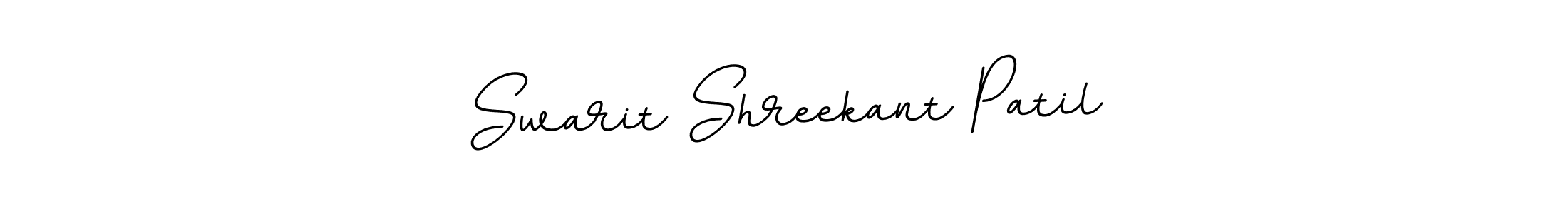 How to make Swarit Shreekant Patil name signature. Use BallpointsItalic-DORy9 style for creating short signs online. This is the latest handwritten sign. Swarit Shreekant Patil signature style 11 images and pictures png