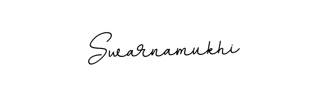 You should practise on your own different ways (BallpointsItalic-DORy9) to write your name (Swarnamukhi) in signature. don't let someone else do it for you. Swarnamukhi signature style 11 images and pictures png