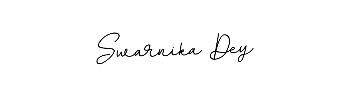 Design your own signature with our free online signature maker. With this signature software, you can create a handwritten (BallpointsItalic-DORy9) signature for name Swarnika Dey. Swarnika Dey signature style 11 images and pictures png