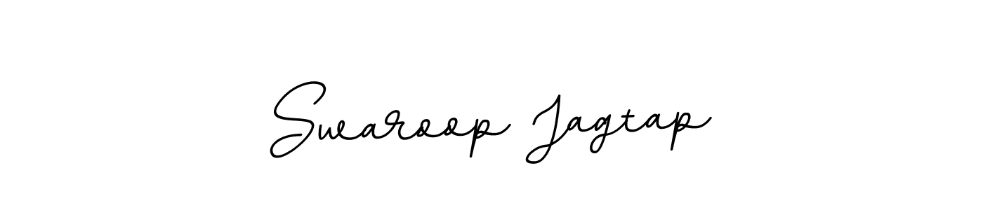 Create a beautiful signature design for name Swaroop Jagtap. With this signature (BallpointsItalic-DORy9) fonts, you can make a handwritten signature for free. Swaroop Jagtap signature style 11 images and pictures png