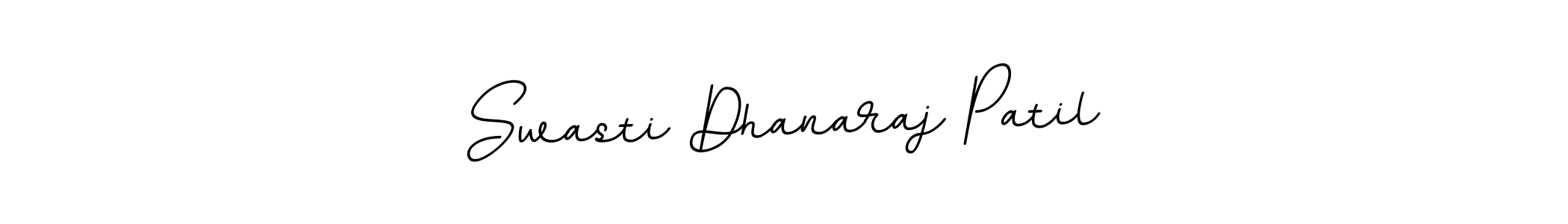 Swasti Dhanaraj Patil stylish signature style. Best Handwritten Sign (BallpointsItalic-DORy9) for my name. Handwritten Signature Collection Ideas for my name Swasti Dhanaraj Patil. Swasti Dhanaraj Patil signature style 11 images and pictures png