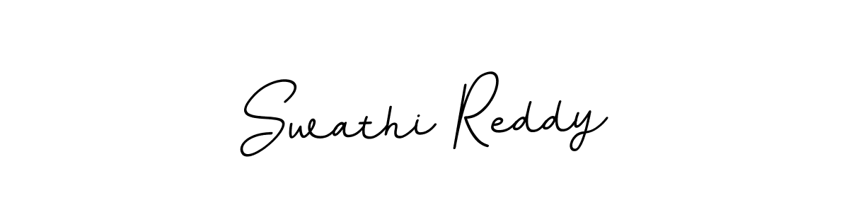 Use a signature maker to create a handwritten signature online. With this signature software, you can design (BallpointsItalic-DORy9) your own signature for name Swathi Reddy. Swathi Reddy signature style 11 images and pictures png