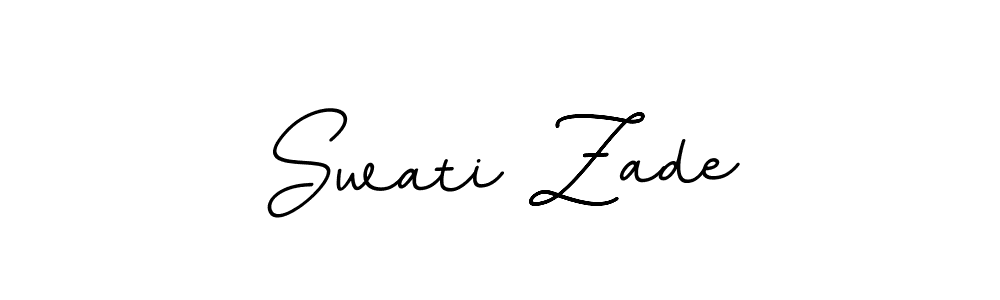 Similarly BallpointsItalic-DORy9 is the best handwritten signature design. Signature creator online .You can use it as an online autograph creator for name Swati Zade. Swati Zade signature style 11 images and pictures png