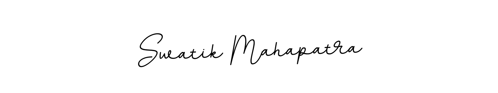 Design your own signature with our free online signature maker. With this signature software, you can create a handwritten (BallpointsItalic-DORy9) signature for name Swatik Mahapatra. Swatik Mahapatra signature style 11 images and pictures png