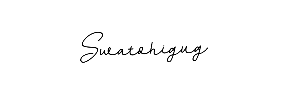 Design your own signature with our free online signature maker. With this signature software, you can create a handwritten (BallpointsItalic-DORy9) signature for name Swatohigug. Swatohigug signature style 11 images and pictures png