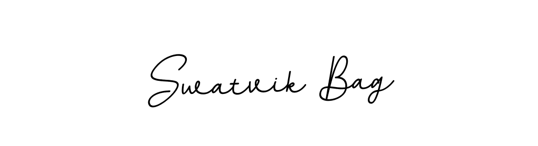 Make a beautiful signature design for name Swatvik Bag. Use this online signature maker to create a handwritten signature for free. Swatvik Bag signature style 11 images and pictures png
