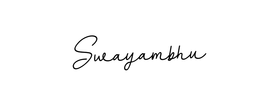 The best way (BallpointsItalic-DORy9) to make a short signature is to pick only two or three words in your name. The name Swayambhu include a total of six letters. For converting this name. Swayambhu signature style 11 images and pictures png