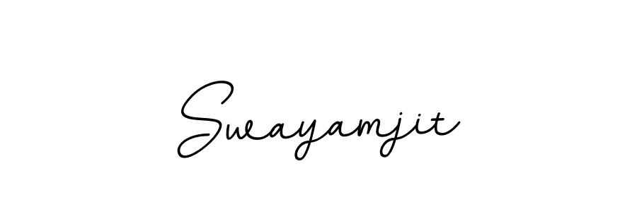 How to Draw Swayamjit signature style? BallpointsItalic-DORy9 is a latest design signature styles for name Swayamjit. Swayamjit signature style 11 images and pictures png