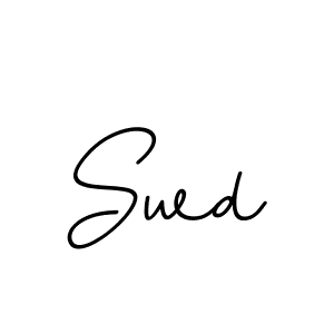 Use a signature maker to create a handwritten signature online. With this signature software, you can design (BallpointsItalic-DORy9) your own signature for name Swd. Swd signature style 11 images and pictures png