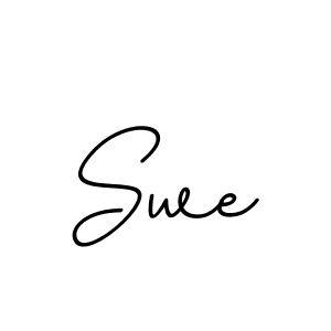 How to make Swe name signature. Use BallpointsItalic-DORy9 style for creating short signs online. This is the latest handwritten sign. Swe signature style 11 images and pictures png