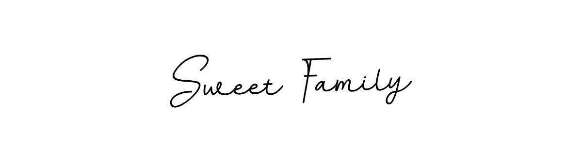 Check out images of Autograph of Sweet Family name. Actor Sweet Family Signature Style. BallpointsItalic-DORy9 is a professional sign style online. Sweet Family signature style 11 images and pictures png