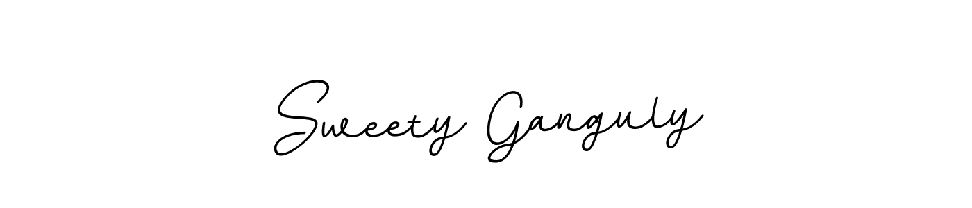 Design your own signature with our free online signature maker. With this signature software, you can create a handwritten (BallpointsItalic-DORy9) signature for name Sweety Ganguly. Sweety Ganguly signature style 11 images and pictures png