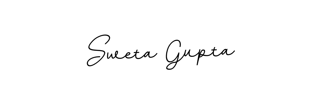 The best way (BallpointsItalic-DORy9) to make a short signature is to pick only two or three words in your name. The name Sweta Gupta include a total of six letters. For converting this name. Sweta Gupta signature style 11 images and pictures png