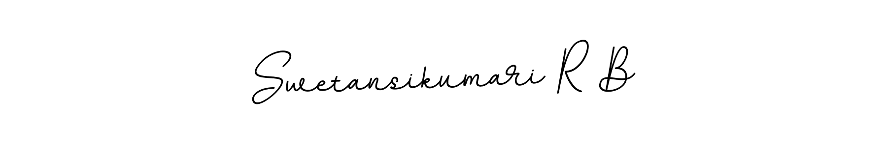 Swetansikumari R B stylish signature style. Best Handwritten Sign (BallpointsItalic-DORy9) for my name. Handwritten Signature Collection Ideas for my name Swetansikumari R B. Swetansikumari R B signature style 11 images and pictures png