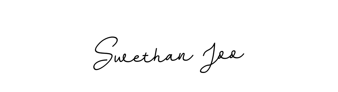 This is the best signature style for the Swethan Joo name. Also you like these signature font (BallpointsItalic-DORy9). Mix name signature. Swethan Joo signature style 11 images and pictures png