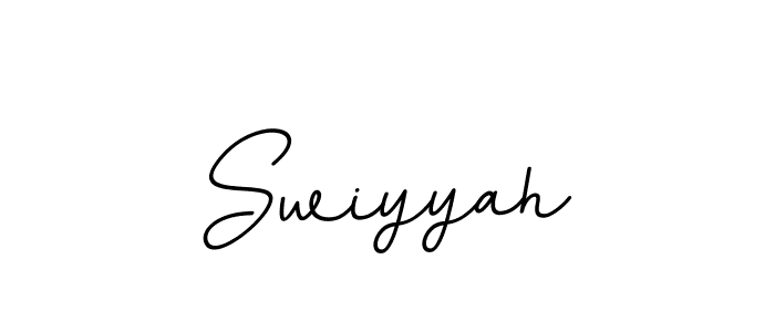 Swiyyah stylish signature style. Best Handwritten Sign (BallpointsItalic-DORy9) for my name. Handwritten Signature Collection Ideas for my name Swiyyah. Swiyyah signature style 11 images and pictures png