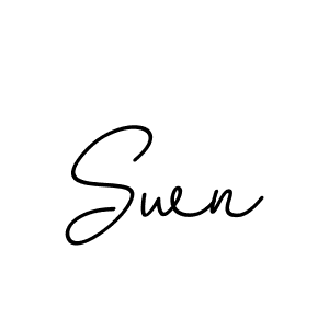 How to make Swn name signature. Use BallpointsItalic-DORy9 style for creating short signs online. This is the latest handwritten sign. Swn signature style 11 images and pictures png