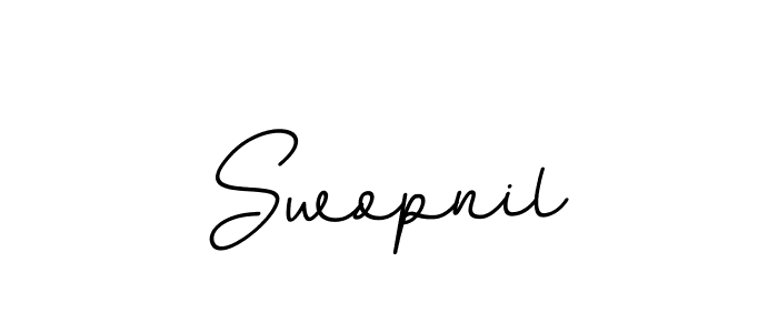 Swopnil stylish signature style. Best Handwritten Sign (BallpointsItalic-DORy9) for my name. Handwritten Signature Collection Ideas for my name Swopnil. Swopnil signature style 11 images and pictures png