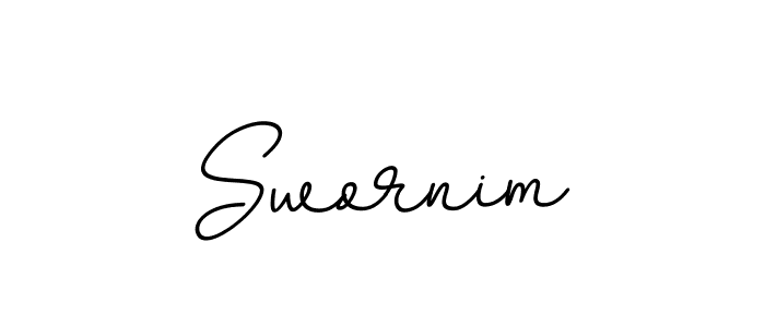 How to make Swornim signature? BallpointsItalic-DORy9 is a professional autograph style. Create handwritten signature for Swornim name. Swornim signature style 11 images and pictures png