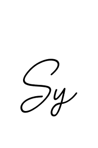 The best way (BallpointsItalic-DORy9) to make a short signature is to pick only two or three words in your name. The name Sy include a total of six letters. For converting this name. Sy signature style 11 images and pictures png