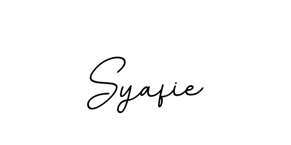 Design your own signature with our free online signature maker. With this signature software, you can create a handwritten (BallpointsItalic-DORy9) signature for name Syafie. Syafie signature style 11 images and pictures png