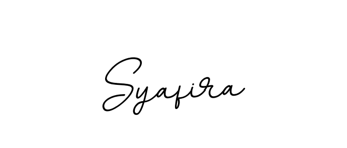 How to make Syafira name signature. Use BallpointsItalic-DORy9 style for creating short signs online. This is the latest handwritten sign. Syafira signature style 11 images and pictures png