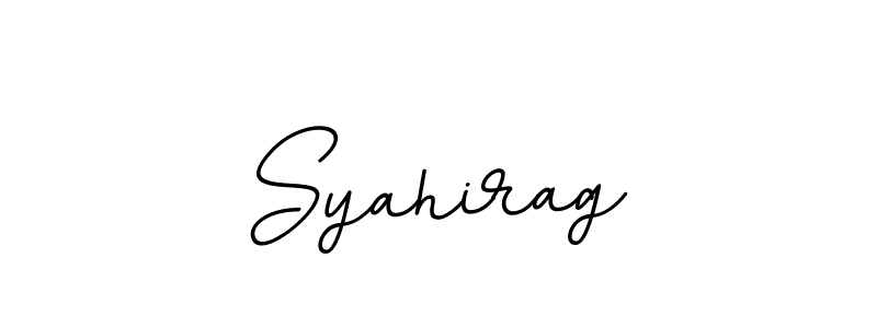 Create a beautiful signature design for name Syahirag. With this signature (BallpointsItalic-DORy9) fonts, you can make a handwritten signature for free. Syahirag signature style 11 images and pictures png