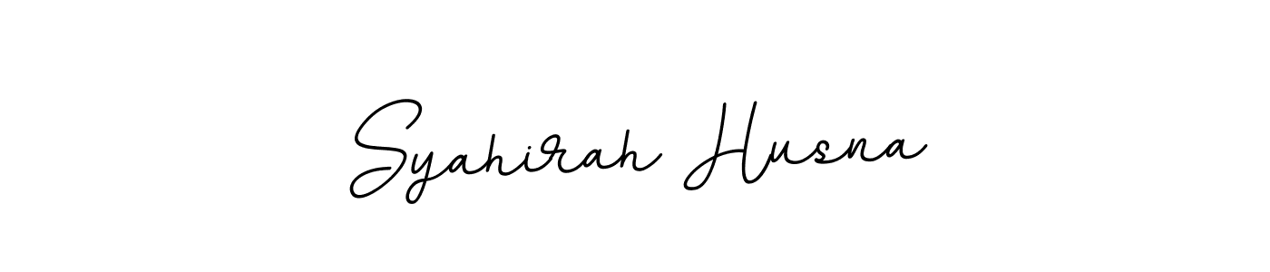 You should practise on your own different ways (BallpointsItalic-DORy9) to write your name (Syahirah Husna) in signature. don't let someone else do it for you. Syahirah Husna signature style 11 images and pictures png