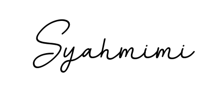 A dynamic signature style for Syahmimi using BallpointsItalic-DORy9 script. Designed to look authentic, handwritten, and professional. Syahmimi signature style 11 images and pictures png